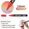 20 Colors Paint Pens Paint Markers, Oil-Based Waterproof Paint Marker Pen Set, Never Fade Quick Dry and Permanent, Works on Rocks Painting, Wood, Fabric, Plastic, Canvas, Glass, Mugs